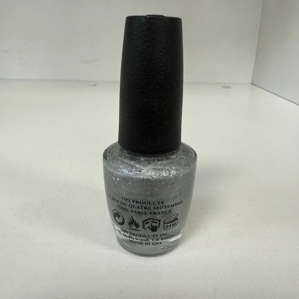 OPI BY THE LIGHT OF THE MOON G41 NAIL POLISH ( SHINY SILVER)